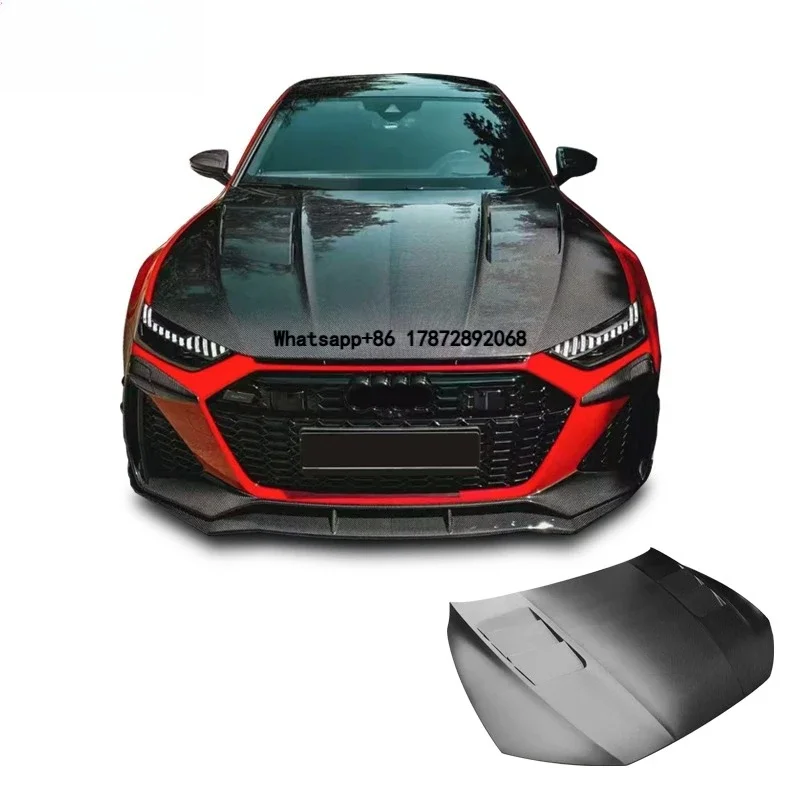 New 18-23 A7 S7 C8 Carbon Fiber Engine Hood with Bolts High Performance Bolt-On Retrofit Upgrade
New 18-23 A7 S7 C8 Carbon Fiber Engine Hood with Bolts High Performance Bolt-On Retrofit Upgrade