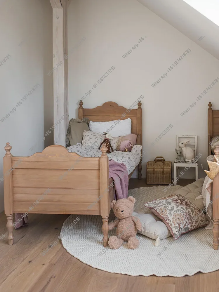 J American Vintage Solid Wood Kids Bed Pre-Owned Boys And Girls Bed French Single Bed 1.2 Meters Princess Sled
J American Vintage Solid Wood Kids Bed Pre-Owned Boys And Girls Bed French Single Bed 1.2 Meters Princess Sled