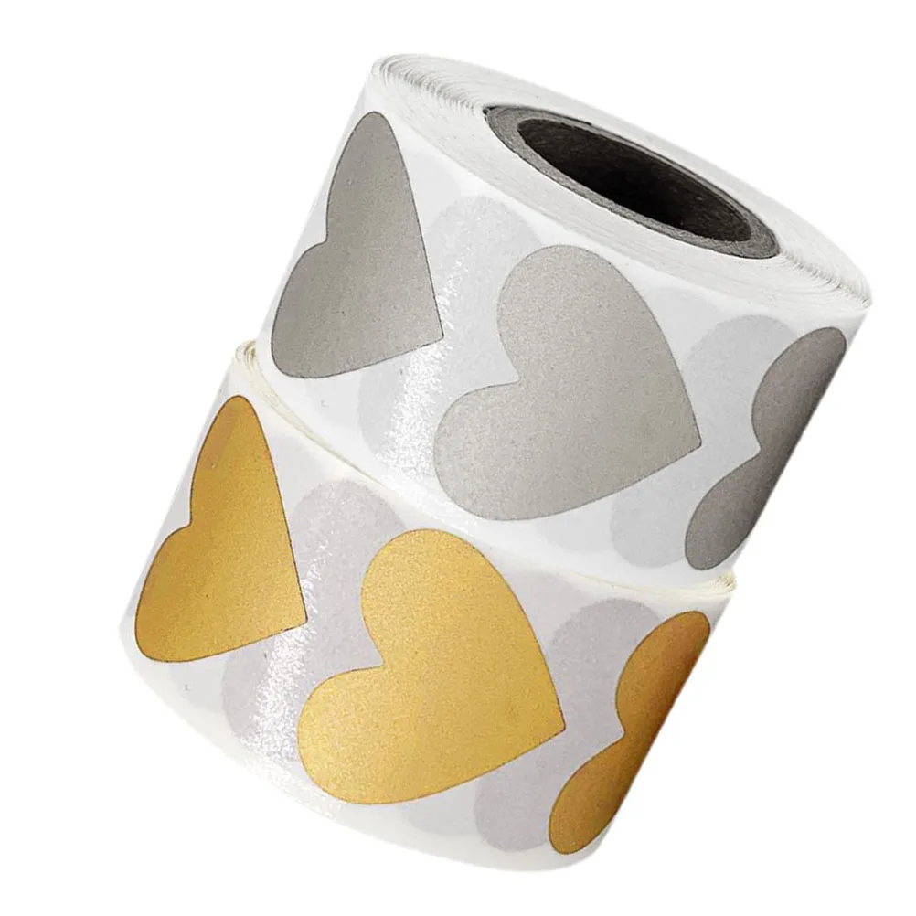 Rose Gold Sticker 2 Rolls Self Adhesive Heart Shaped Labels Golden Silver Scratch Off DIY Valentine Decorations Mini
Rose Gold Sticker 2 Rolls Self Adhesive Heart Shaped Labels Golden Silver Scratch Off DIY Valentine Decorations Mini
