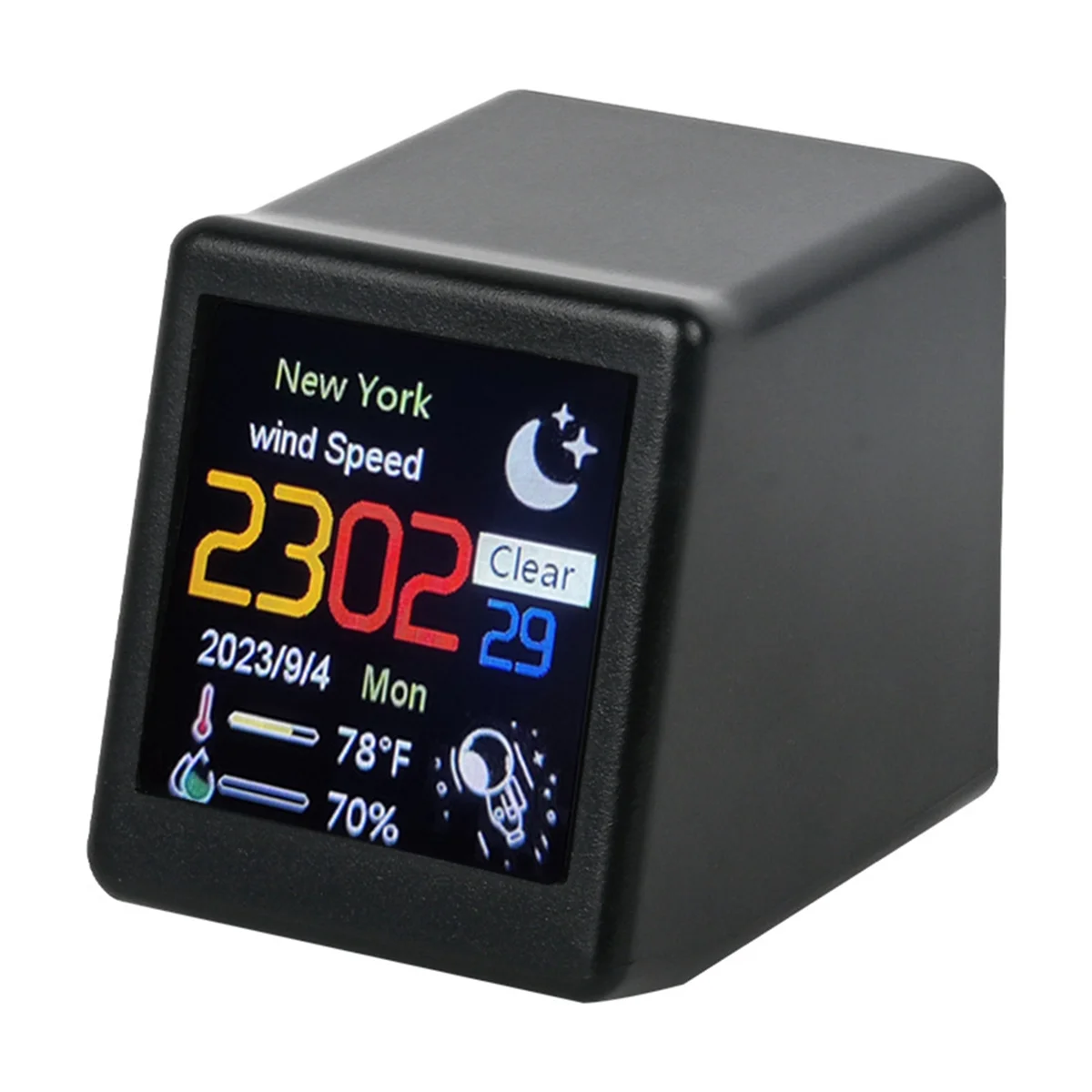 Smart WIFI Weather Station Clock DIY Cute GIF Animations Desktop Decoration Electronic Album Function MINI Clock A TQ
Smart WIFI Weather Station Clock DIY Cute GIF Animations Desktop Decoration Electronic Album Function MINI Clock A TQ