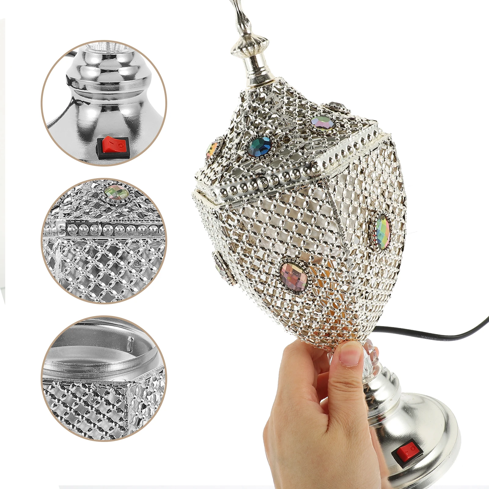 Incense Burner nament Home Use Reusable Electric Censer Iron Retro Decorative Aroma Diffuser Yoga Kitchen Bedroom Sauna Personal
Incense Burner nament Home Use Reusable Electric Censer Iron Retro Decorative Aroma Diffuser Yoga Kitchen Bedroom Sauna Personal