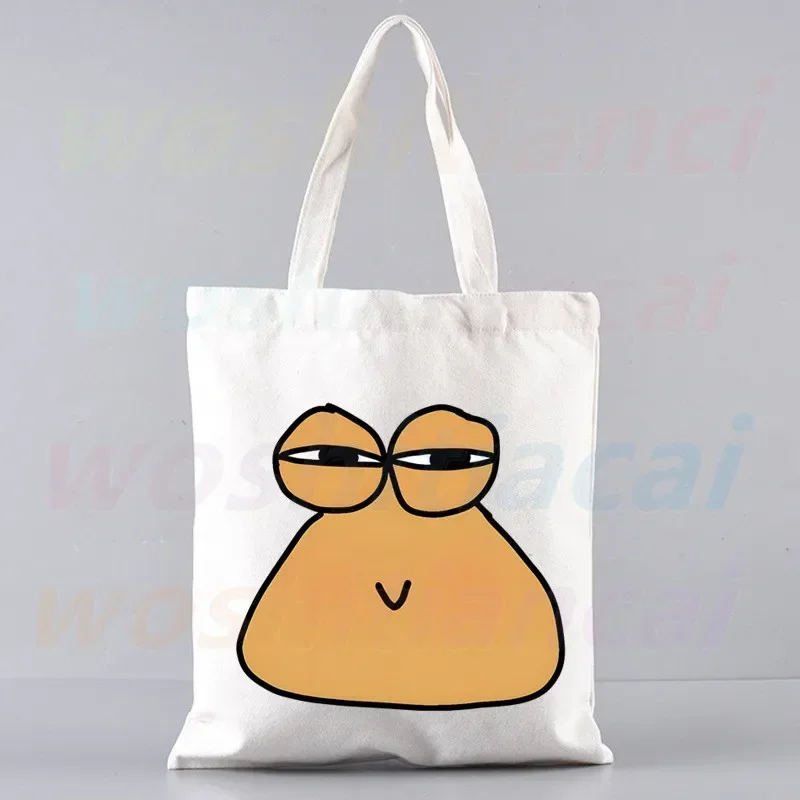 Hot Game My Pet Alien Pou Shopping Bag Graphic Tote Harajuku Women Canvas Shoulder Bag Female Ulzzang Eco Large-Capacity
Hot Game My Pet Alien Pou Shopping Bag Graphic Tote Harajuku Women Canvas Shoulder Bag Female Ulzzang Eco Large-Capacity