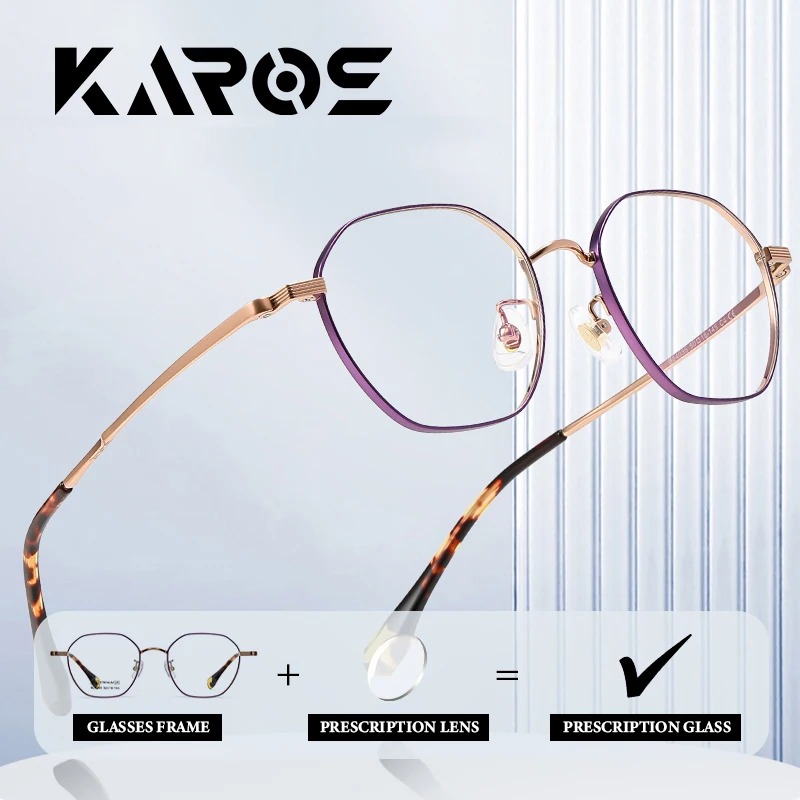 KAROS Premium Pure Titanium Frame Prescription Glasses for Men and Women with Advanced Multifocal Lens Technology
KAROS Premium Pure Titanium Frame Prescription Glasses for Men and Women with Advanced Multifocal Lens Technology