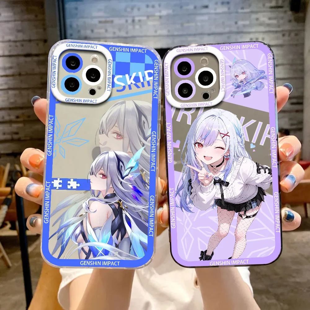 Genshin Impact Skirk Phone Case For Samsung Galaxy S25 Ultra S24 FE S23 S22 Plus Clear Shockproof Soft Bumper
Genshin Impact Skirk Phone Case For Samsung Galaxy S25 Ultra S24 FE S23 S22 Plus Clear Shockproof Soft Bumper