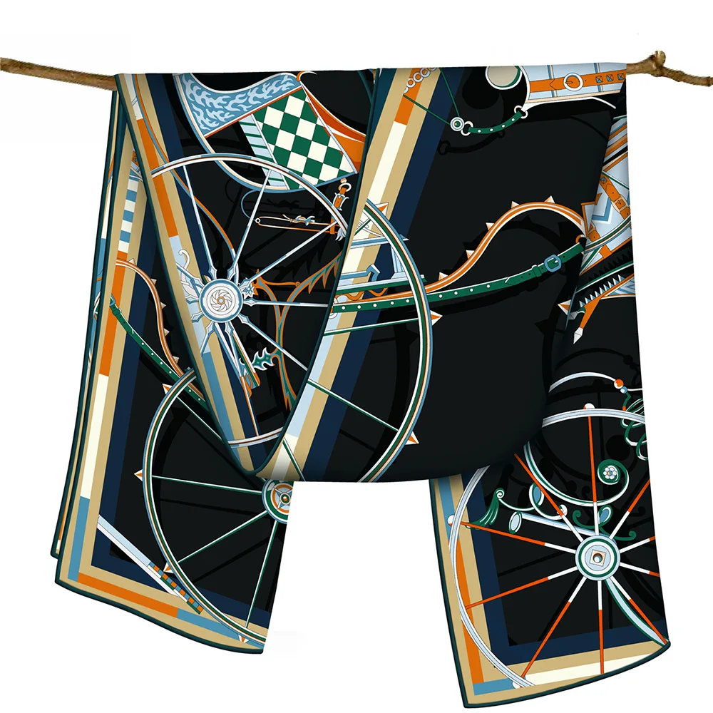 150CM 40CM Long Shawls Twill Scarf Woman Scarves for Neck Hair Accessories Bag Belt Decoration Lover Christmas Gift
150CM 40CM Long Shawls Twill Scarf Woman Scarves for Neck Hair Accessories Bag Belt Decoration Lover Christmas Gift