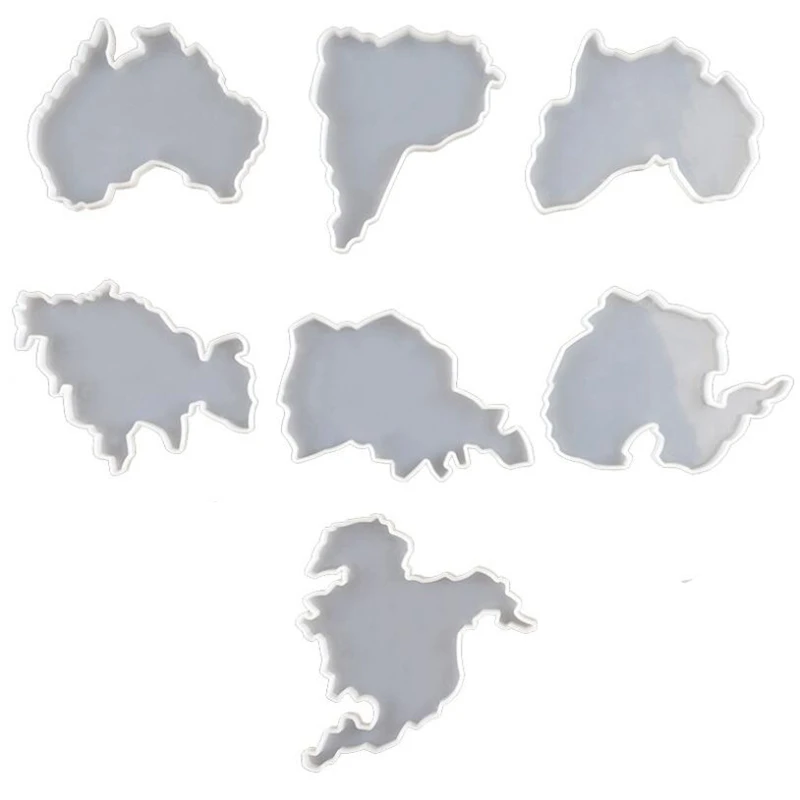 DIY Intercontinental Continent Map Mold Manual Crystal Epoxy Resin Mold 7 Pcs Coaster Silicone Mold For Resin, Bowl Mat
DIY Intercontinental Continent Map Mold Manual Crystal Epoxy Resin Mold 7 Pcs Coaster Silicone Mold For Resin, Bowl Mat