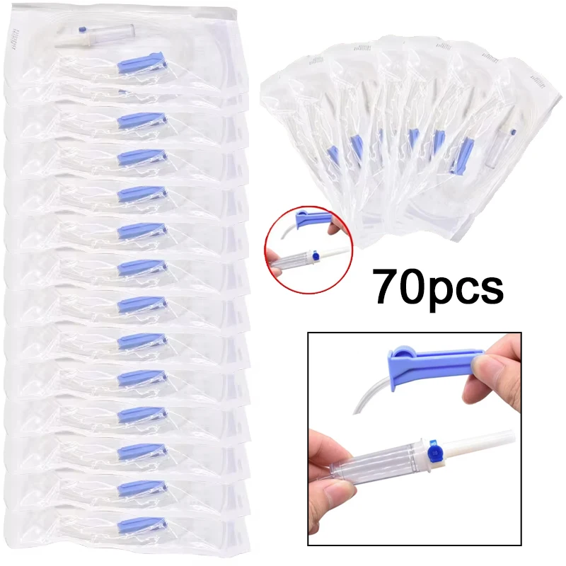 70pcs Disposable Dental Implant Flushing Tube Transparent Surgical Irrigation Pipe for NSK Implant Machine Oral Surgery Kit 
70pcs Disposable Dental Implant Flushing Tube Transparent Surgical Irrigation Pipe for NSK Implant Machine Oral Surgery Kit