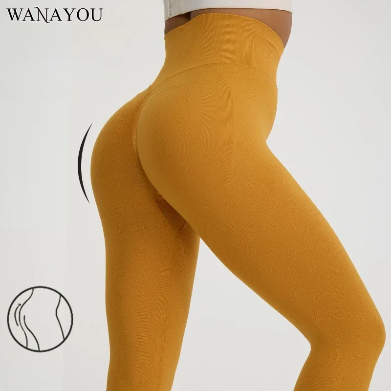 WANAYOU Women High Waist Yoga Pants, Seamless Sports Leggings, Quick Drying Gym Fitness Tights, Hip Lifting Workout Scrunchs
WANAYOU Women High Waist Yoga Pants, Seamless Sports Leggings, Quick Drying Gym Fitness Tights, Hip Lifting Workout Scrunchs