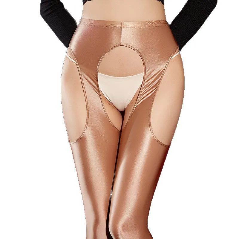 Four-sided Hollow-out Crotchless Shiny Pantyhose Sexy Smooth Leggings Fitness Tight Yoga Pants Solid Color Shine Nightclub 2VJV
Four-sided Hollow-out Crotchless Shiny Pantyhose Sexy Smooth Leggings Fitness Tight Yoga Pants Solid Color Shine Nightclub 2VJV