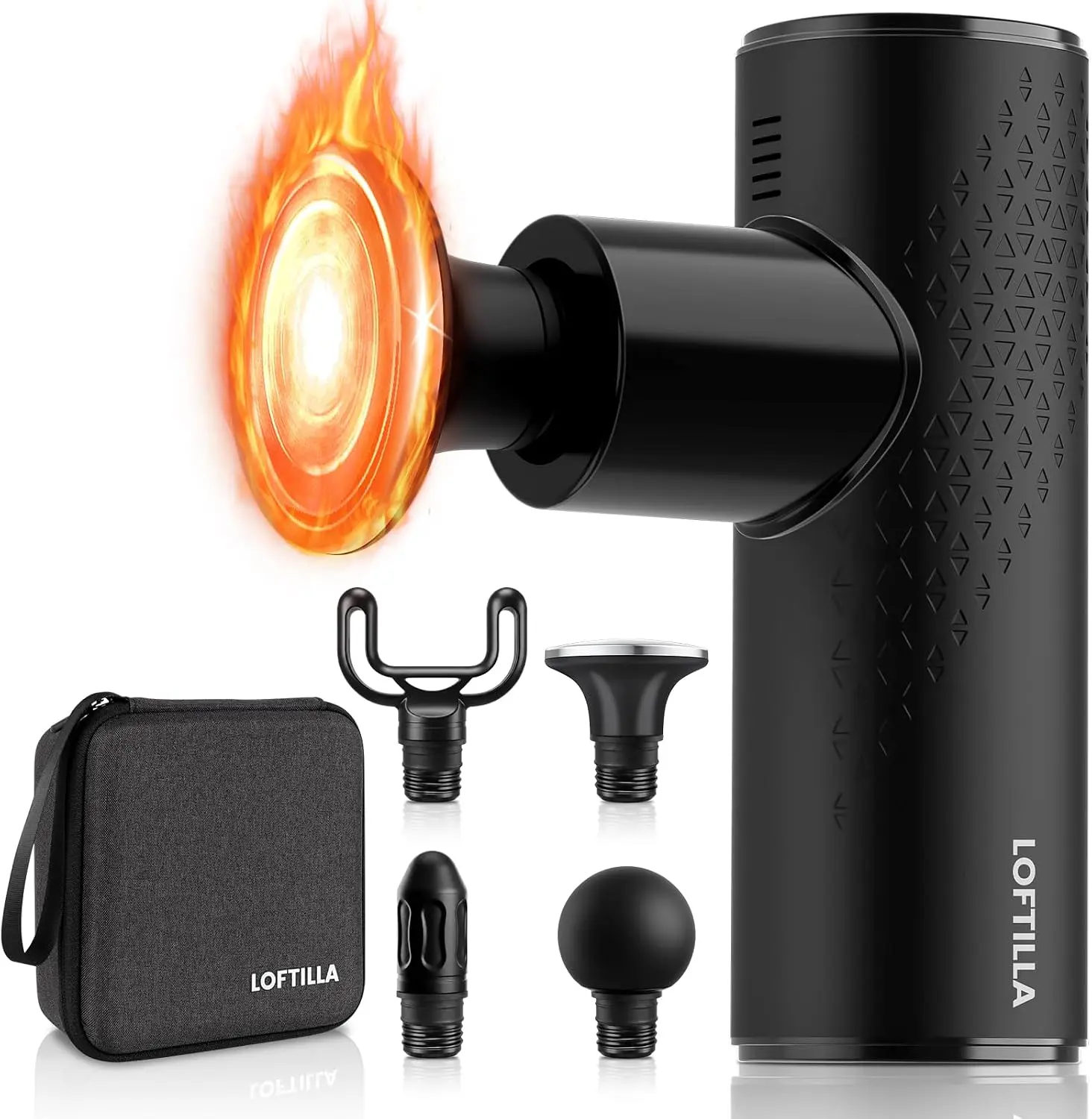 Mini Massage Gun with Heat - Deep Tissue Percussion Massager, Portable Pocket-Sized, 4 Heads, Gift for Men Women
Mini Massage Gun with Heat - Deep Tissue Percussion Massager, Portable Pocket-Sized, 4 Heads, Gift for Men Women