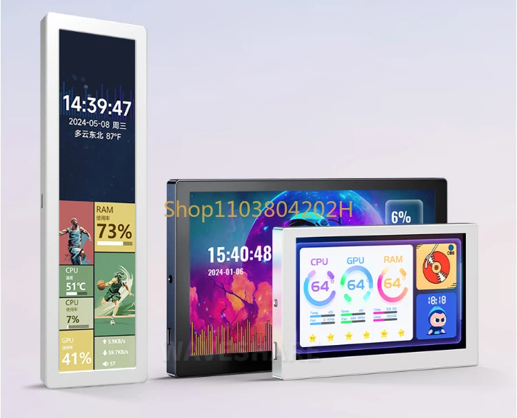 More Sizes IPS Display Computer Monitoring Chassis Auxiliary Screen Type-C One-Wire USB Communication Pickup Function
More Sizes IPS Display Computer Monitoring Chassis Auxiliary Screen Type-C One-Wire USB Communication Pickup Function