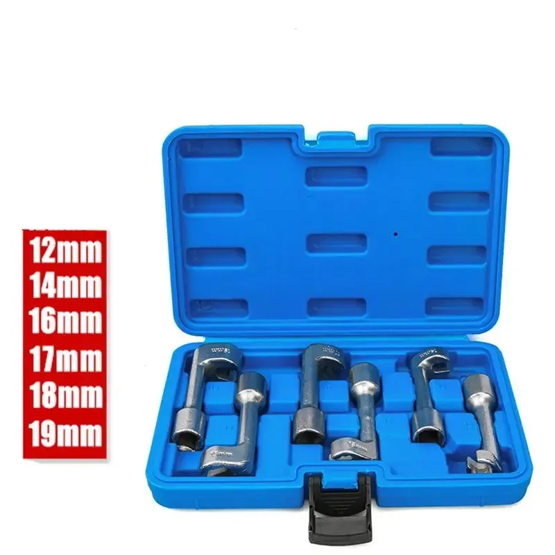 6pcs/Set Socket Wrench L-shaped Open Hexagonal Slotted Fuel Line Remover Automotive Diesel Fuel Injection Pipe Car Repair Tools
6pcs/Set Socket Wrench L-shaped Open Hexagonal Slotted Fuel Line Remover Automotive Diesel Fuel Injection Pipe Car Repair Tools