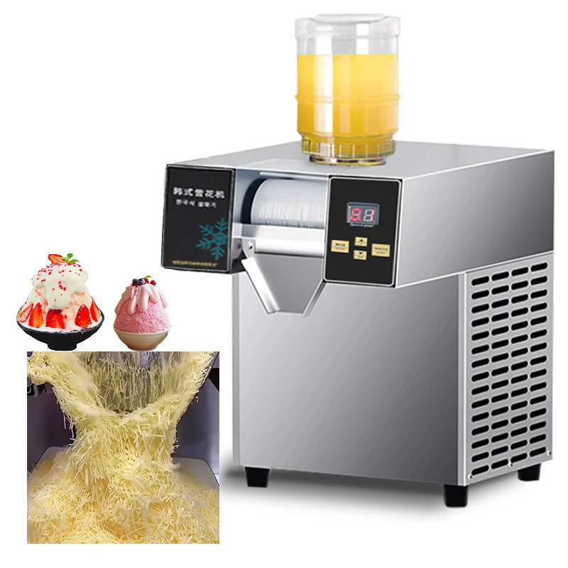 Bingsu Snowflake Commercial Ice Cream Machine Electric Automatic for Milk Juice Fruit New Condition Snowflake Ice Machine
Bingsu Snowflake Commercial Ice Cream Machine Electric Automatic for Milk Juice Fruit New Condition Snowflake Ice Machine