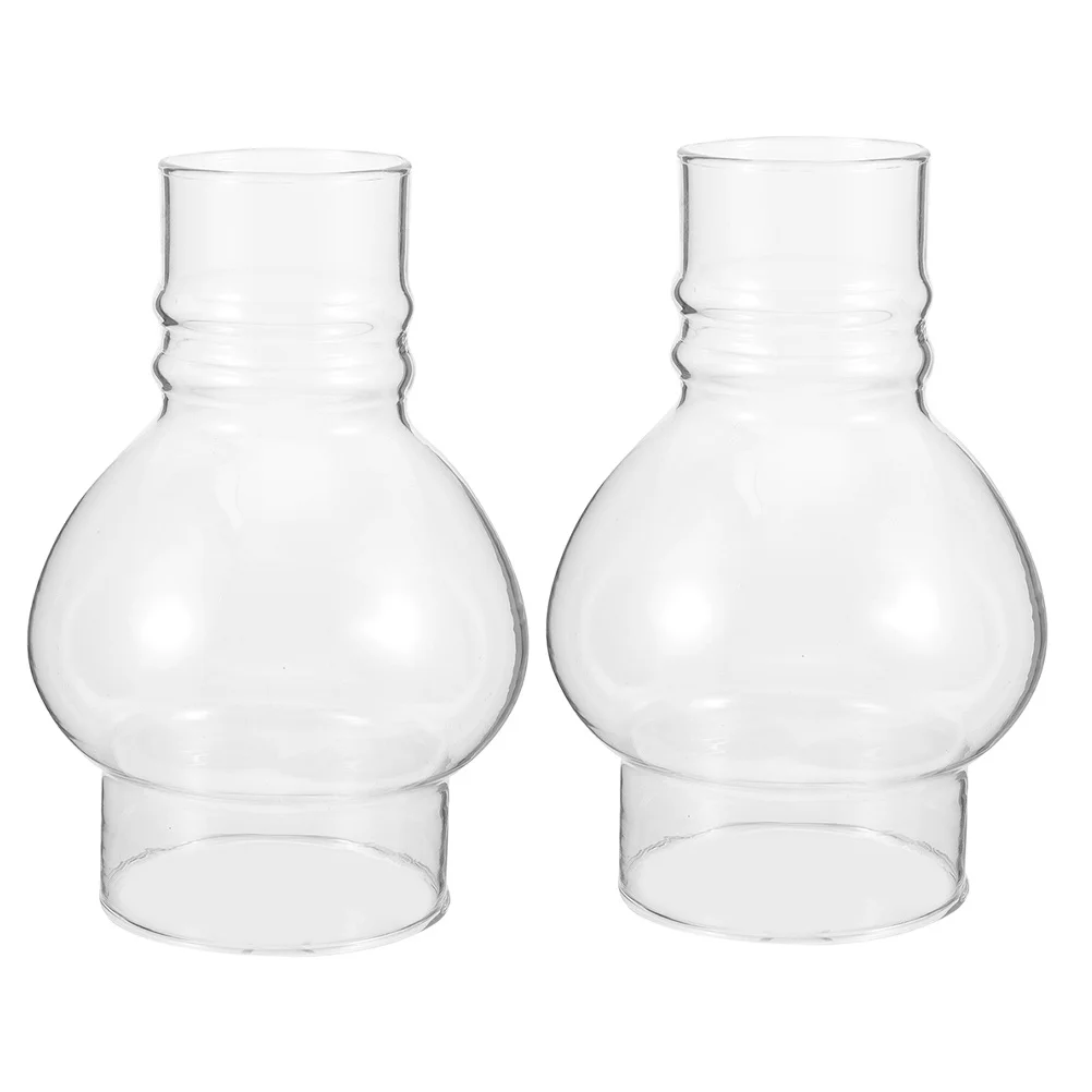 2Pcs Glass Oil Lamp Shade Round Replacement Chimney for Lamp Hurricane Style Retro Lighting Decorative Part
2Pcs Glass Oil Lamp Shade Round Replacement Chimney for Lamp Hurricane Style Retro Lighting Decorative Part