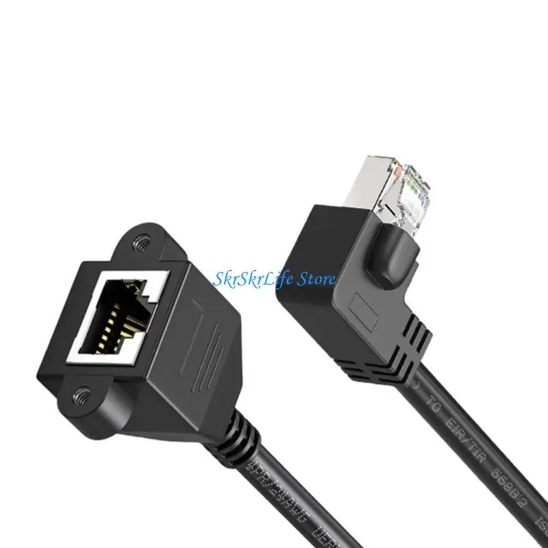 E65E Cat6 RJ45 Networking Extender Multiple Angled Adapter Shielded Connectors for Cat5e Cat5 Cable
E65E Cat6 RJ45 Networking Extender Multiple Angled Adapter Shielded Connectors for Cat5e Cat5 Cable