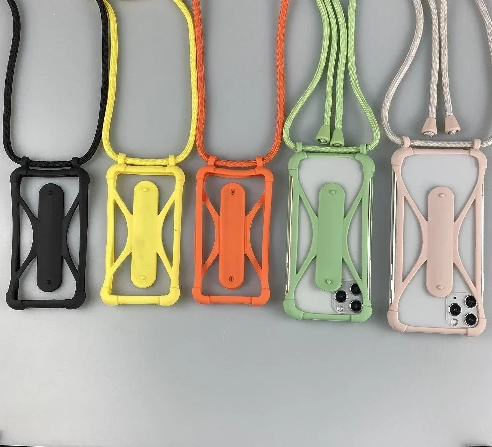 Universal 4.7-6.5in Silicone Cell Phone Lanyard Holder Case Cover Phone Neck Strap Necklace Sling for Smart Mobile Phone Lanyard
Universal 4.7-6.5in Silicone Cell Phone Lanyard Holder Case Cover Phone Neck Strap Necklace Sling for Smart Mobile Phone Lanyard