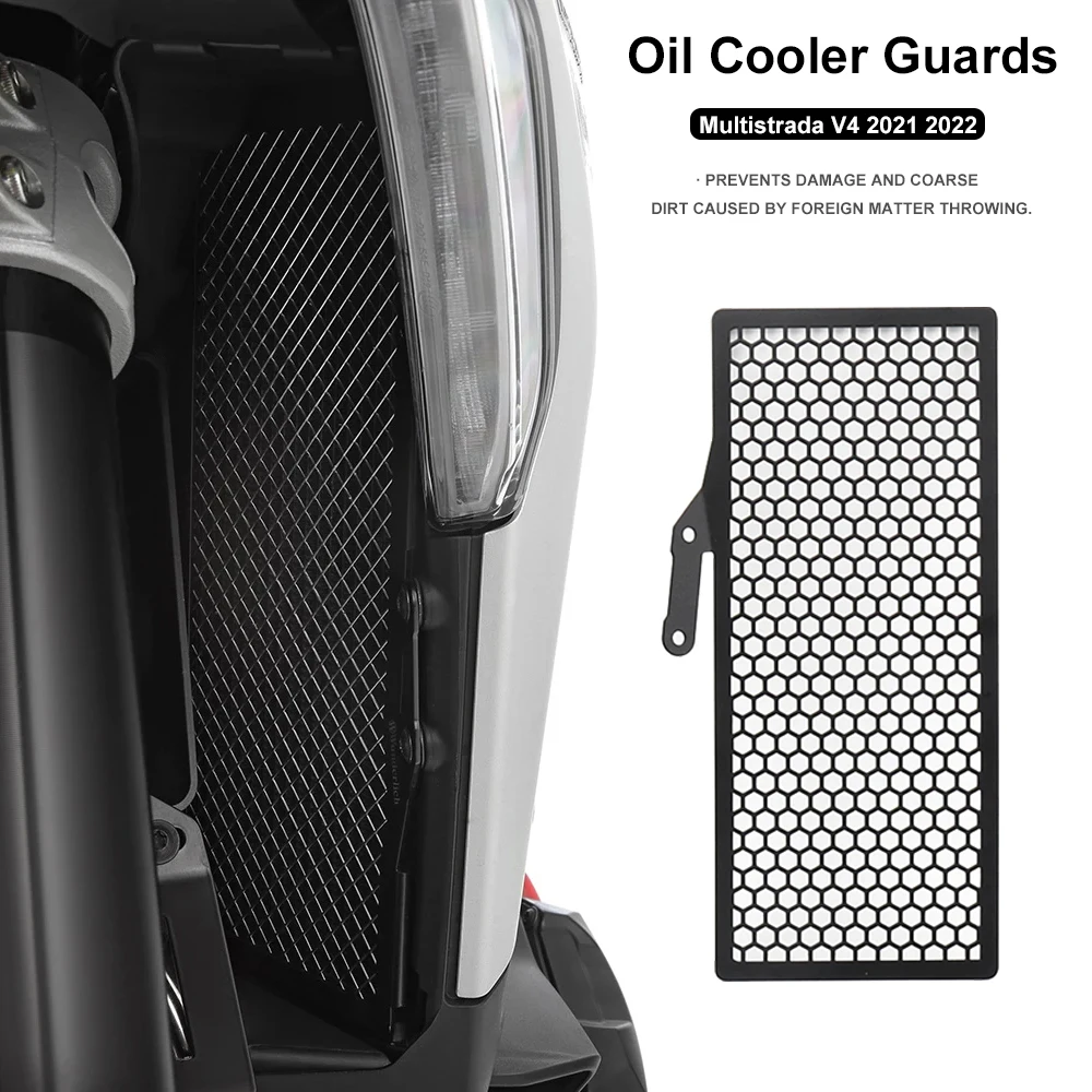 Motorcycle Accessories Black Radiator Grill Cover Protector Oil Cooler Guard For Ducati Multistrada V4 MULTISTRADA V4 2021 2022
Motorcycle Accessories Black Radiator Grill Cover Protector Oil Cooler Guard For Ducati Multistrada V4 MULTISTRADA V4 2021 2022