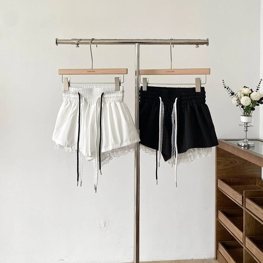 Кружевные белые шорты, женские летние шорты 2025 года, новые тонкие широкие брюки с высокой талией, свободные повседневные шорты, шорты
Кружевные белые шорты, женские летние шорты 2025 года, новые тонкие широкие брюки с высокой талией, свободные повседневные шорты, шорты