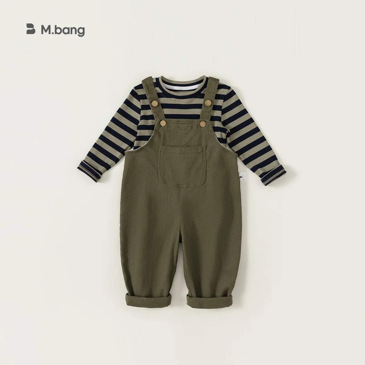 2024 Children's Clothing Set for Boys Soft Striped Base Shirt Solid Color Cargo Pants Autumn Cotton Leisure Two-piece Set
2024 Children's Clothing Set for Boys Soft Striped Base Shirt Solid Color Cargo Pants Autumn Cotton Leisure Two-piece Set