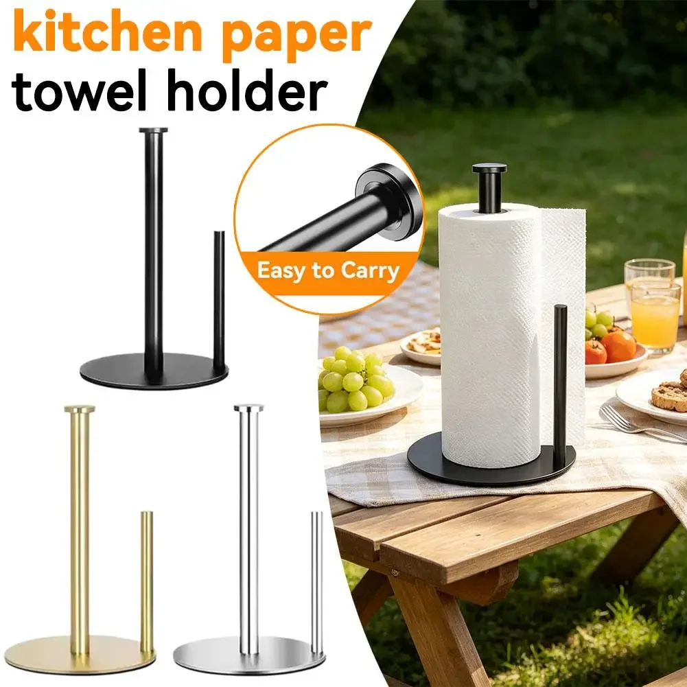 Paper Towel Holder Countertop Modern Tissue Roll Holder Stainless Steel Free Standing with Balanced Base for Kitchen
Paper Towel Holder Countertop Modern Tissue Roll Holder Stainless Steel Free Standing with Balanced Base for Kitchen