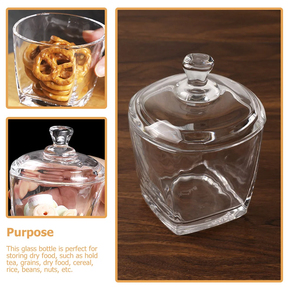 2 Pcs Candy Container with Lid Holiday Jar Food Containers Storage Jars Lids for Buffet Glass
2 Pcs Candy Container with Lid Holiday Jar Food Containers Storage Jars Lids for Buffet Glass