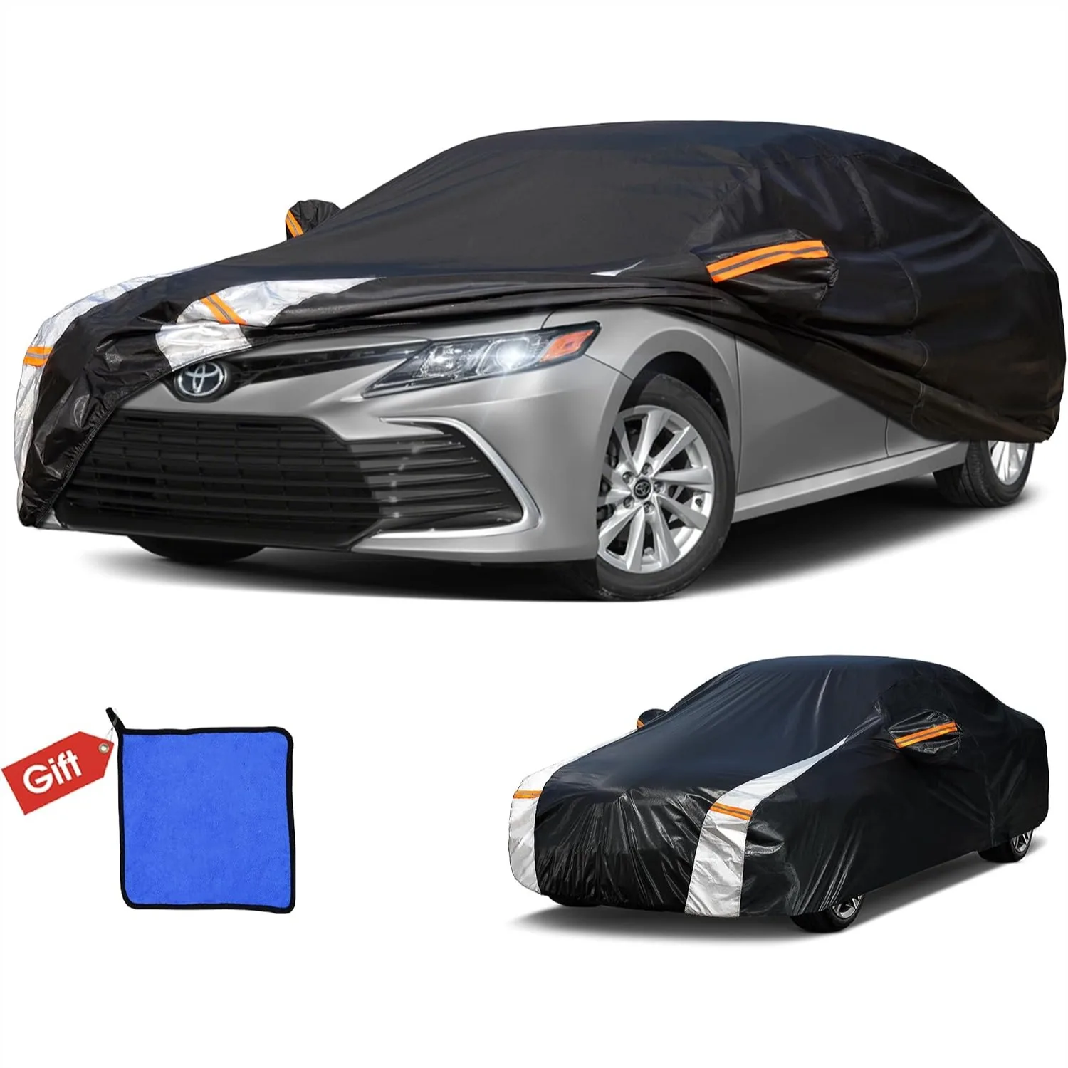 Custom Fit Car Cover for Toyota Camry 1996-2026, 10 Layers Waterproof All Weather with Door Zipper and Towel
Custom Fit Car Cover for Toyota Camry 1996-2026, 10 Layers Waterproof All Weather with Door Zipper and Towel