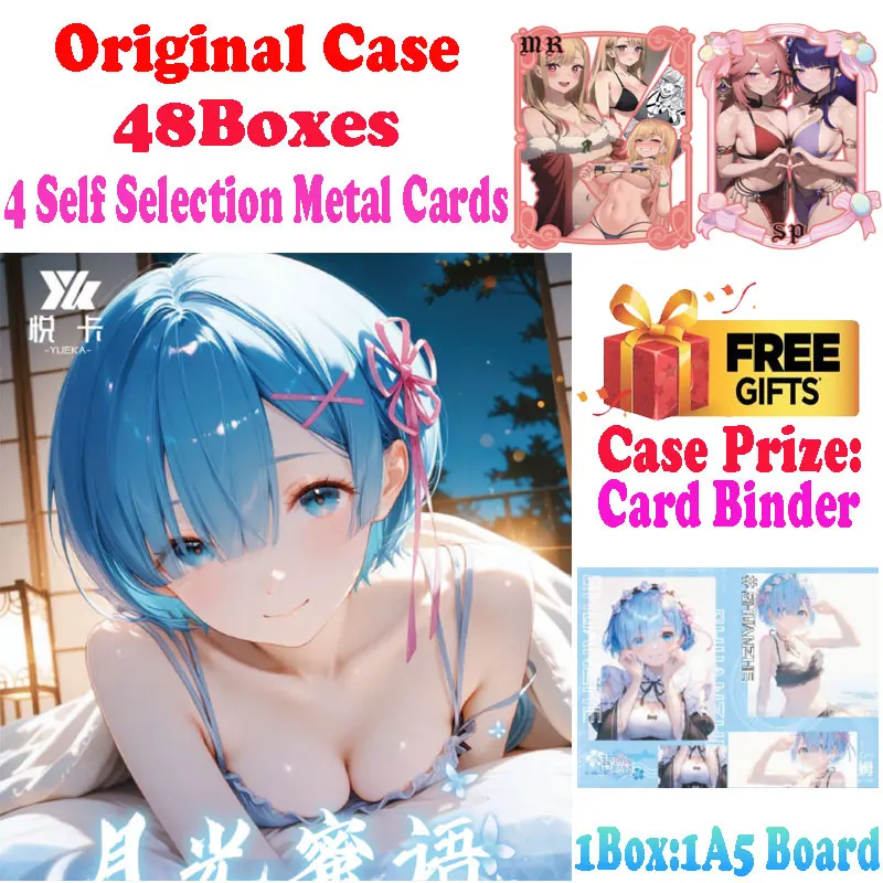 Wholesale 2025 Lastest A5 Size Moonlight Honey Word Goddess Story Card Board Waifu Raiden Artboard TCG Doujin Toys Hobby Gift
Wholesale 2025 Lastest A5 Size Moonlight Honey Word Goddess Story Card Board Waifu Raiden Artboard TCG Doujin Toys Hobby Gift