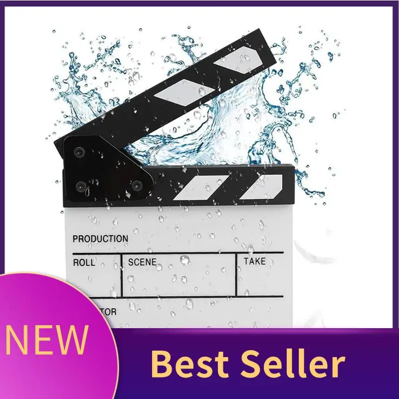 HFES Action Cut Board,Acrylic Film Clapboard Dry Erase Compact Size TV Film Movie Director Cut Action Scene Clap Board
HFES Action Cut Board,Acrylic Film Clapboard Dry Erase Compact Size TV Film Movie Director Cut Action Scene Clap Board