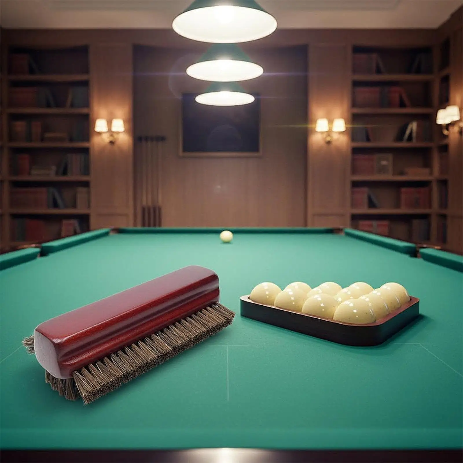 Three Sided Bristles Billiard Table Brush Comfortable Handle Lightweight Cleaning for Pool Table Accessories
Three Sided Bristles Billiard Table Brush Comfortable Handle Lightweight Cleaning for Pool Table Accessories