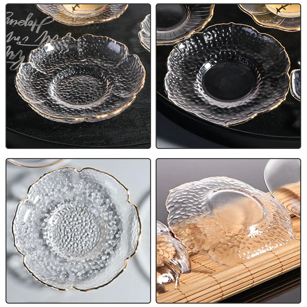 4Pcs Glass Tea Cup Coasters Flower Shape Heat-Resistant Anti-Skid Home Decorative Japanese Style Teacup Mats Table Cushions
4Pcs Glass Tea Cup Coasters Flower Shape Heat-Resistant Anti-Skid Home Decorative Japanese Style Teacup Mats Table Cushions