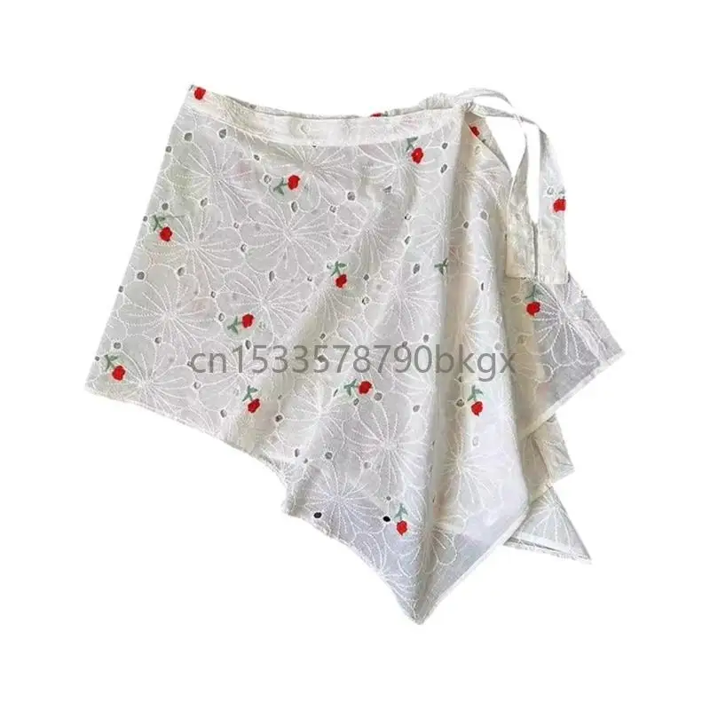 Embroidery Red Flower Overlay Wrap Skirt Hip Scarf for Women Aesthetic Mini Apron Skirt Tie Up Covering A Line Overskirt J78E
Embroidery Red Flower Overlay Wrap Skirt Hip Scarf for Women Aesthetic Mini Apron Skirt Tie Up Covering A Line Overskirt J78E