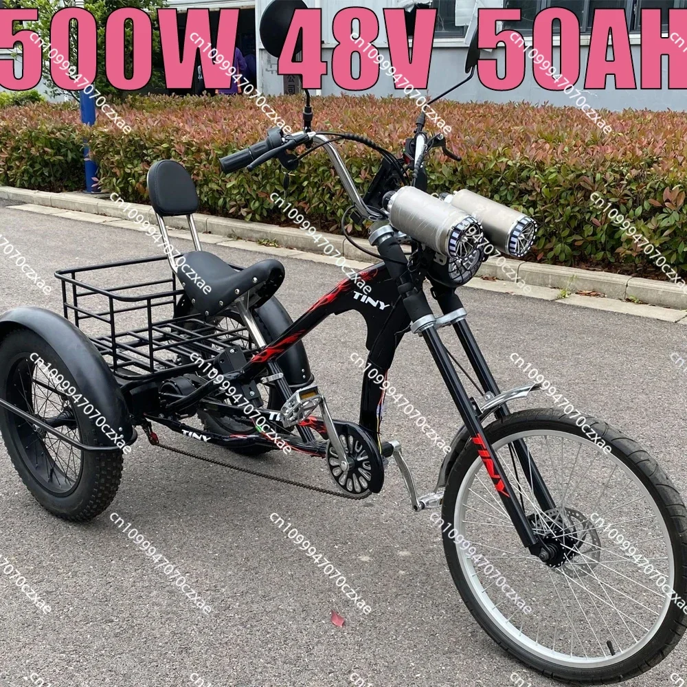 Electric Tricycle 20Inch 350W48V50AH Electric Vehicle Basket Leisure Cargo Mountain Commuting Max Load 200KG With Basket Adult
Electric Tricycle 20Inch 350W48V50AH Electric Vehicle Basket Leisure Cargo Mountain Commuting Max Load 200KG With Basket Adult