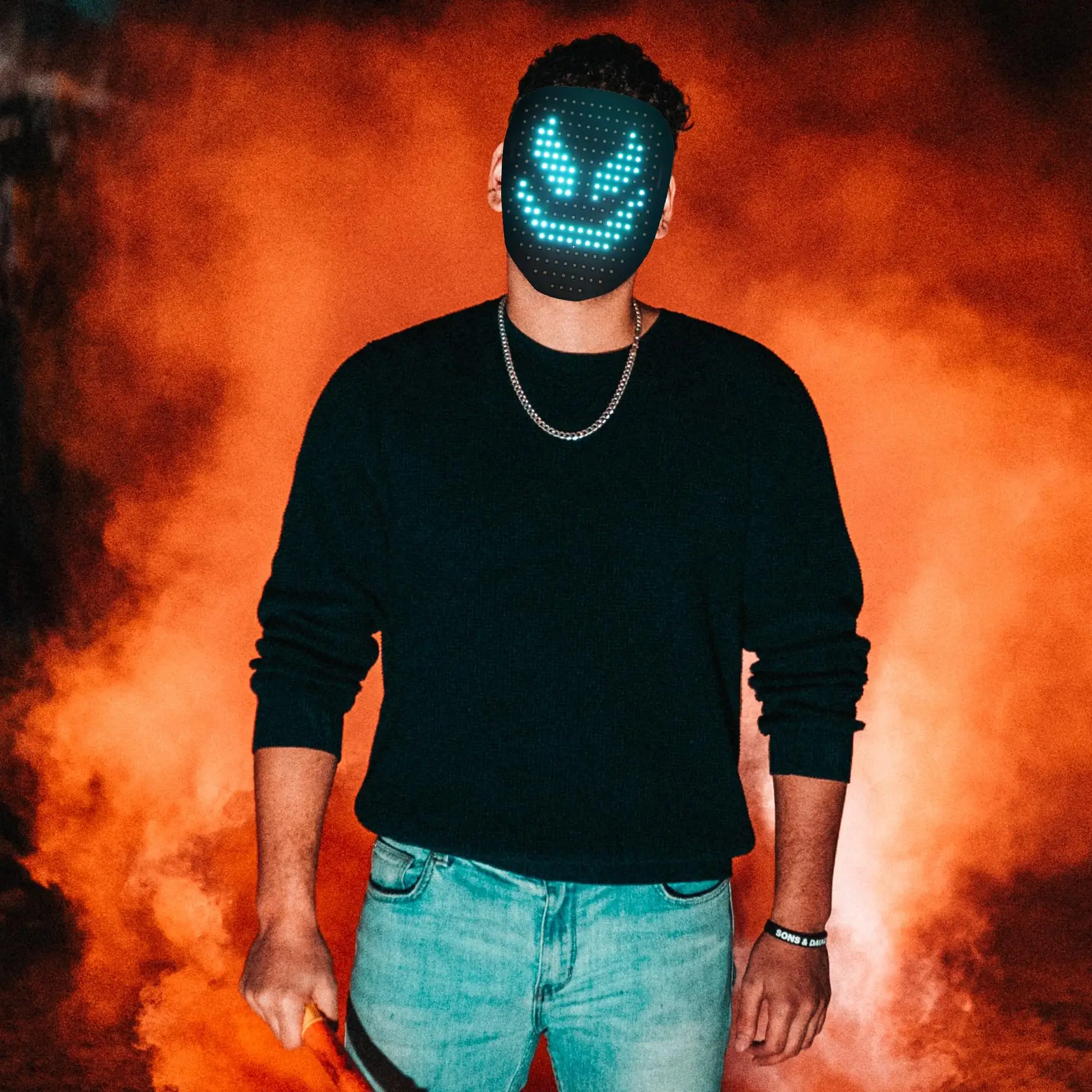 Music Festival Full Head Masks Hledmet For Men Women Kids Thanksgiving Christmas Halloween Glow LED Mask
Music Festival Full Head Masks Hledmet For Men Women Kids Thanksgiving Christmas Halloween Glow LED Mask
