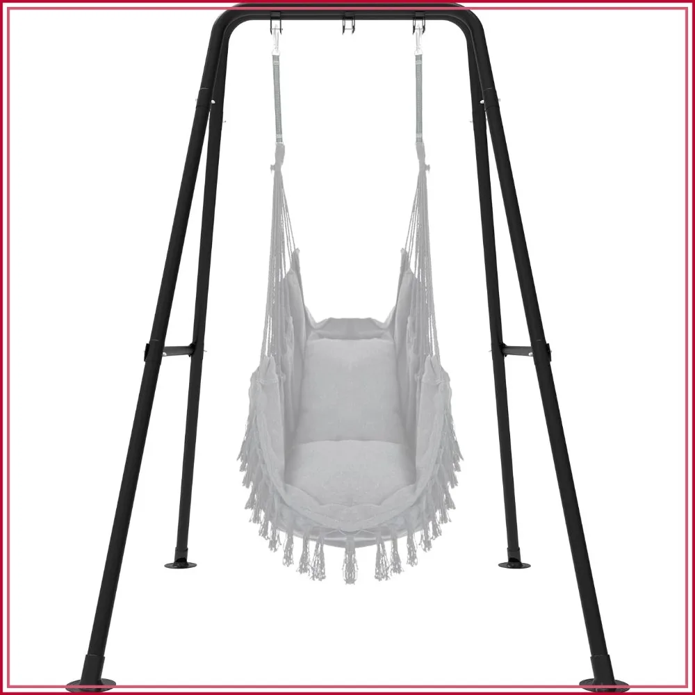 Heavy Duty Swing Stand, Max Load 330lbs, A-Type Structure, Indoor/Outdoor Use, Black
Heavy Duty Swing Stand, Max Load 330lbs, A-Type Structure, Indoor/Outdoor Use, Black