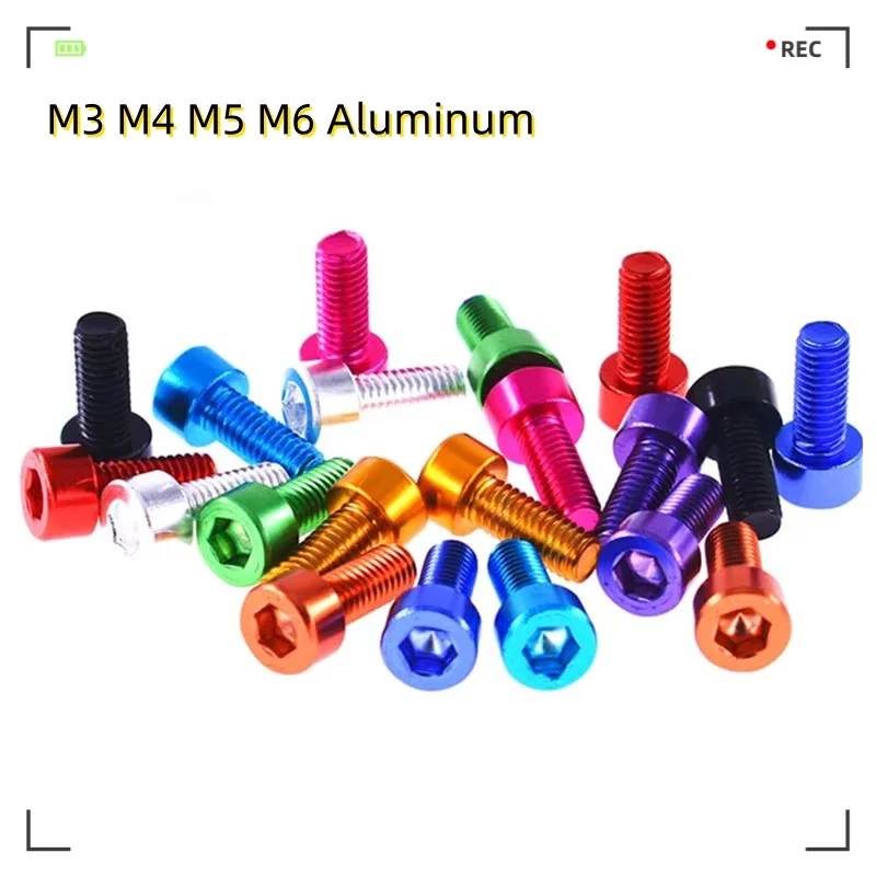 10 шт. Din912 алюминиевый винт M3 M4 M5 M6 анодированный красочный алюминиевый шестигранный шестигранник с головкой, машинные винты
10 шт. Din912 алюминиевый винт M3 M4 M5 M6 анодированный красочный алюминиевый шестигранный шестигранник с головкой, машинные винты