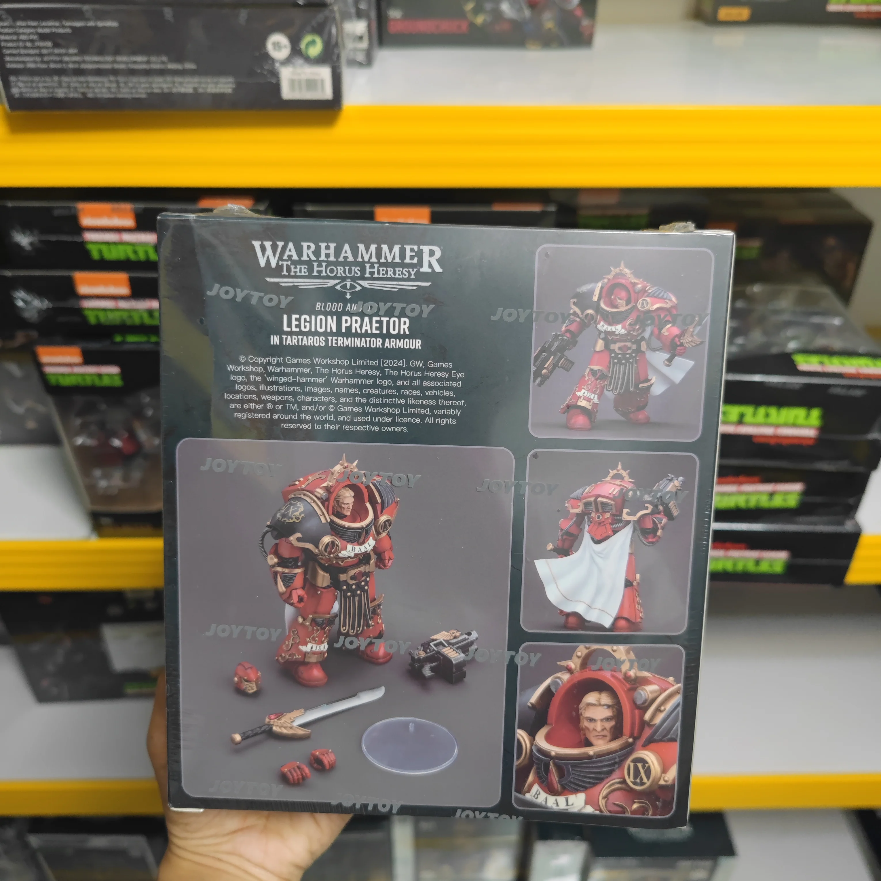 【JOYTOY】Warhammer 40K 1/18 Action Figure Blood Angels Legion Praetor in Tartaros Terminator Armour Collection Toys 
【JOYTOY】Warhammer 40K 1/18 Action Figure Blood Angels Legion Praetor in Tartaros Terminator Armour Collection Toys