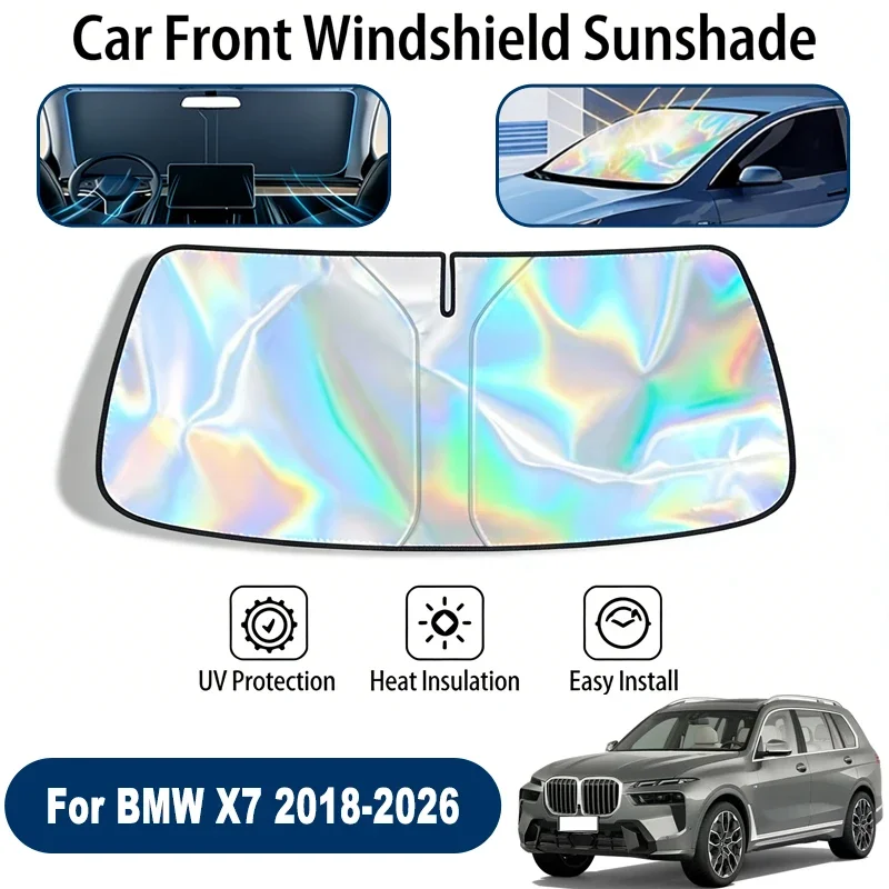 Car Windshield Sun Shade UV Reflective Sun Visor Protection Cover For BMW X7 G07 2018-2026
Car Windshield Sun Shade UV Reflective Sun Visor Protection Cover For BMW X7 G07 2018-2026