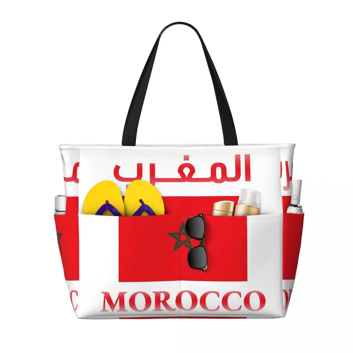 Moroccan Passport Kingdom Of Morocco Beach Tote Bag Sport Gym Yoga Duffle Large Tote Bag Women Travel Bag Fitness bag
Moroccan Passport Kingdom Of Morocco Beach Tote Bag Sport Gym Yoga Duffle Large Tote Bag Women Travel Bag Fitness bag