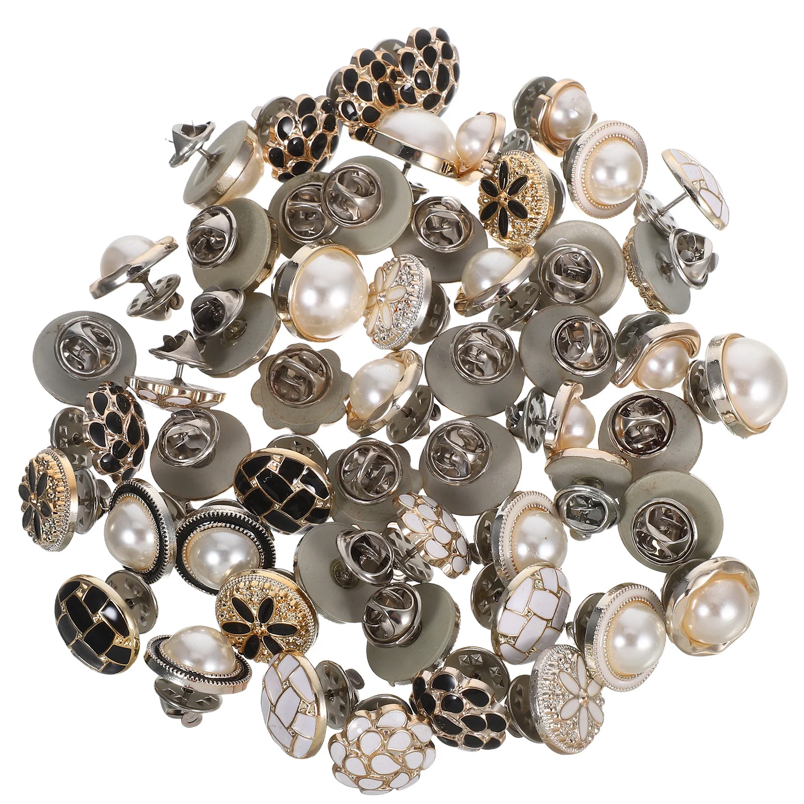 55Pcs No-Sew Detachable Snap Buttons Metal Round Flat Fasteners for Coats Jackets Shirts Clothing Accessories Decorative
55Pcs No-Sew Detachable Snap Buttons Metal Round Flat Fasteners for Coats Jackets Shirts Clothing Accessories Decorative