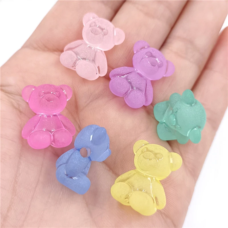 500g/pack 18*15mm Transparent Cute Bear Beads With Horizontal hole DIY Kids Necklace Bracelet Hair Jewelry Making Findings
500g/pack 18*15mm Transparent Cute Bear Beads With Horizontal hole DIY Kids Necklace Bracelet Hair Jewelry Making Findings