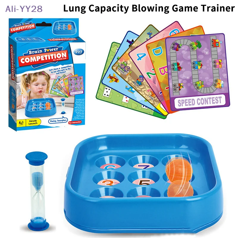 【YY28】Kids' Oral Trainer Blowing Game Lung Capacity Blowing Ball Board Game Sound Training Sensory Toy For Early Education
【YY28】Kids' Oral Trainer Blowing Game Lung Capacity Blowing Ball Board Game Sound Training Sensory Toy For Early Education