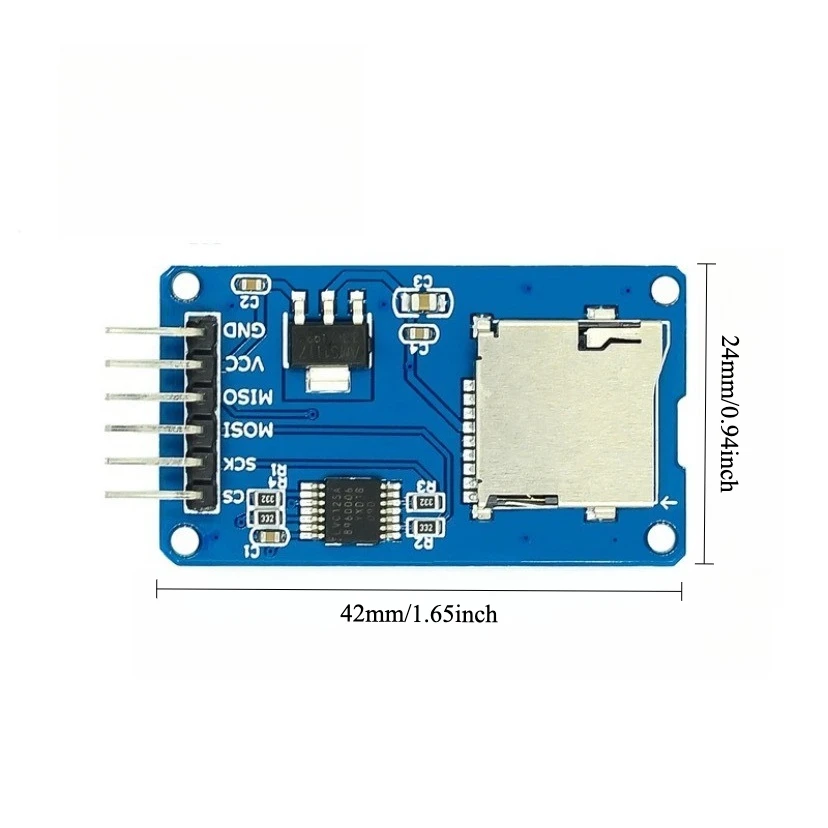 6pcs Micro SD Card Module SPI Interface TF Card Reader with Level Shifter for Arduino Raspberry Pi Data Storage
6pcs Micro SD Card Module SPI Interface TF Card Reader with Level Shifter for Arduino Raspberry Pi Data Storage