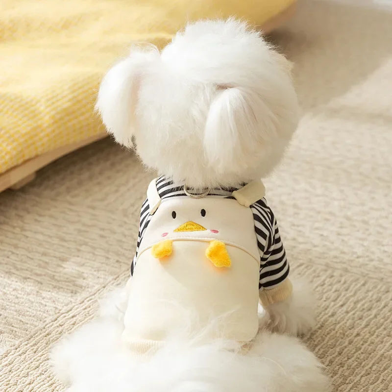Autumn and Winter Cute Little Penguin Striped Cartoon Suspender Two Leg Hoodie Cat Plush Pet Teddy Clothes Puppy Clothes
Autumn and Winter Cute Little Penguin Striped Cartoon Suspender Two Leg Hoodie Cat Plush Pet Teddy Clothes Puppy Clothes
