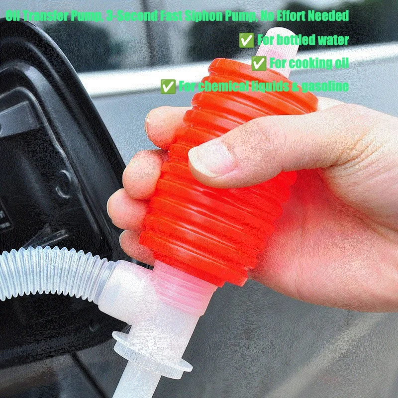 Oil siphon, plastic siphon hose, manual oil pump, liquid extractor, plastic chemical oil suction hose
Oil siphon, plastic siphon hose, manual oil pump, liquid extractor, plastic chemical oil suction hose