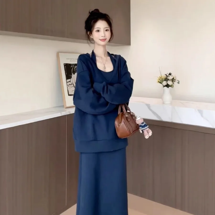 【New style】Korean relaxed sweater suit dress, children's new style, early and autumn high-end wear, temperament long dress
【New style】Korean relaxed sweater suit dress, children's new style, early and autumn high-end wear, temperament long dress