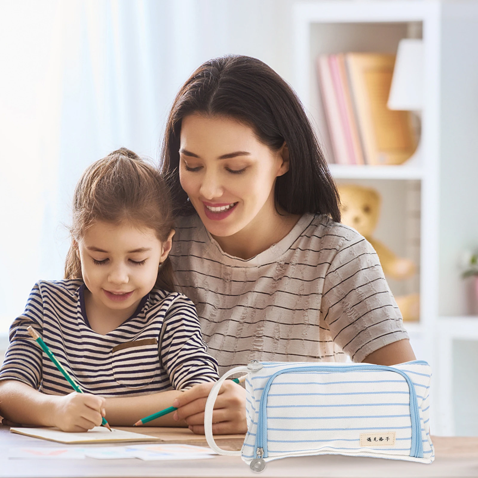 Large Capacity Canvas Zipper Pencil Bag Student Stationery Pen Pouch Portable Storage Organizer Canvas Pen Bag
Large Capacity Canvas Zipper Pencil Bag Student Stationery Pen Pouch Portable Storage Organizer Canvas Pen Bag