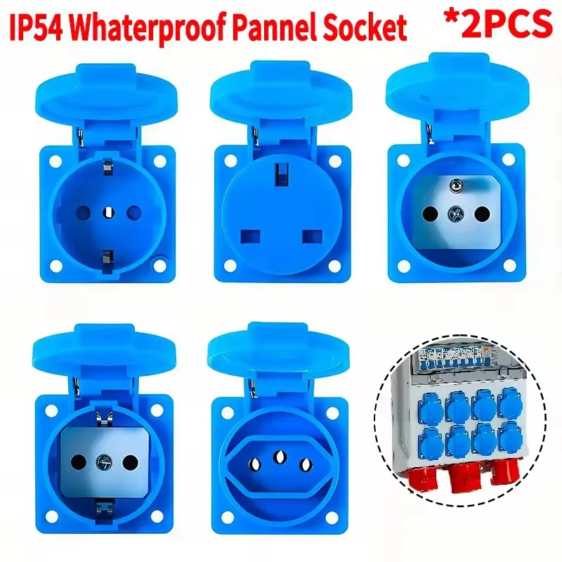 IP54 16A Outdoor Socket with Flip Cover | Euro/UK/BR Plug Waterproof for Garden & Industrial Use - Heavy Duty Explosion-Proof
IP54 16A Outdoor Socket with Flip Cover | Euro/UK/BR Plug Waterproof for Garden & Industrial Use - Heavy Duty Explosion-Proof