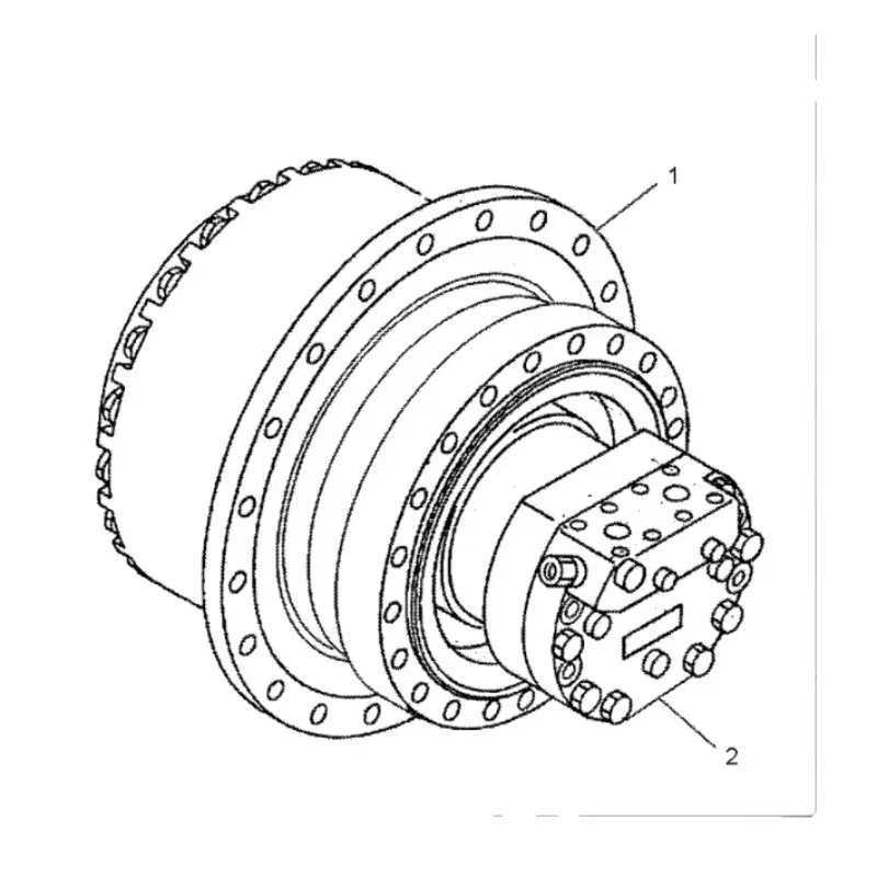 In High Quality NEW Final Drive Is 345B 345C Excavator Travel Motor With Gearbox 1707572
In High Quality NEW Final Drive Is 345B 345C Excavator Travel Motor With Gearbox 1707572