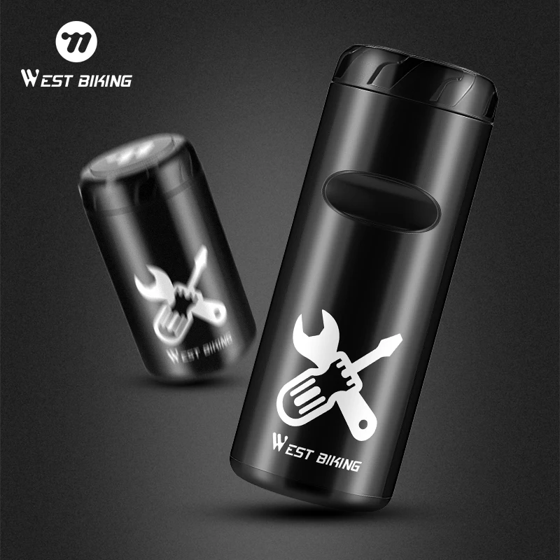 WEST BIKING Portable Bottle Storage Bottle Pod Cycling Tool Bottle Storage Cycle Tire Repair Kit Holder For Water Bottle Cage
WEST BIKING Portable Bottle Storage Bottle Pod Cycling Tool Bottle Storage Cycle Tire Repair Kit Holder For Water Bottle Cage