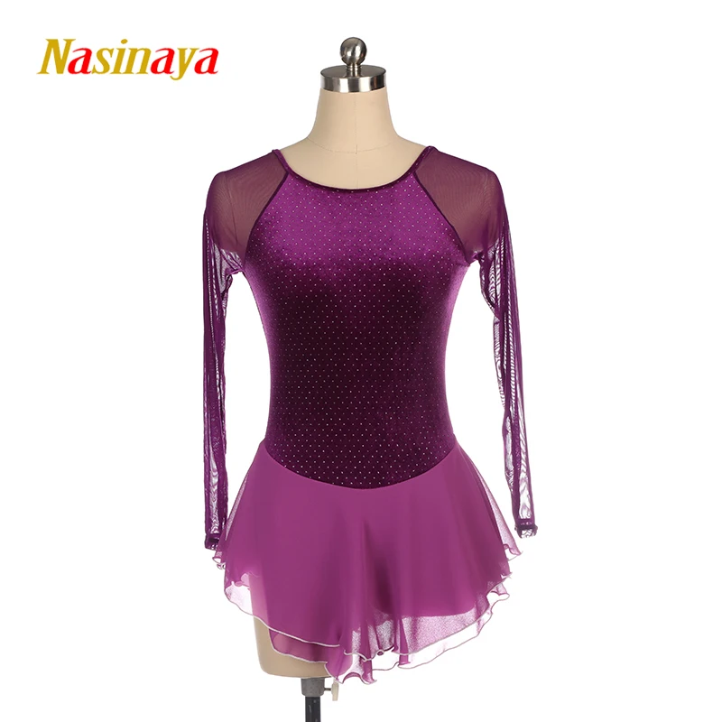 Women'S Figure Skating Clothing Children'S Show Purple Round Neck Handmade Hot Diamond Umbrella Skirt Skating Dress
Women'S Figure Skating Clothing Children'S Show Purple Round Neck Handmade Hot Diamond Umbrella Skirt Skating Dress